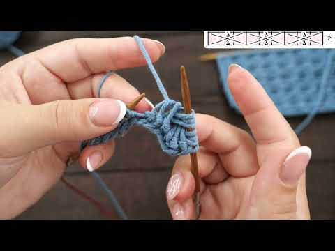 Крупный ажур спицами 💪🏻 Large lace knitting