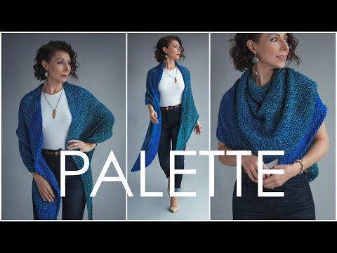 How to Knit this GORGEOUS Shawl! Easy Beginner Knitting Pattern
