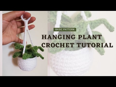 HOW TO CROCHET | HANGING PLANT CROCHET TUTORIAL | Gladys Channel
