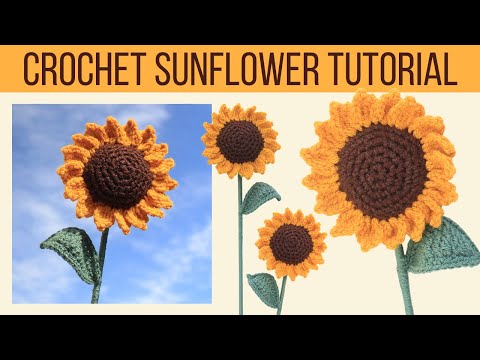 How to Crochet a Sunflower: Perfect for Bouquets!