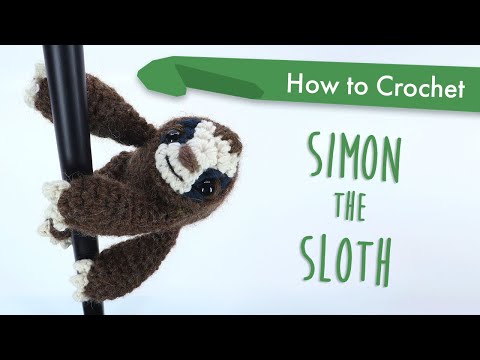 Amigurumi Crocheted Sloth || Crocheting Pattern Tutorial Fundraiser
