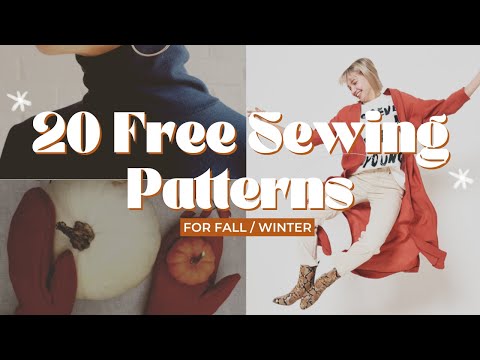 FREE Sewing Patterns: 20 Cool Patterns for Cold Weather