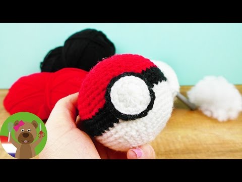 Een Pokémon bal haken | Een schattig cadeau idee voor kleine en grote Pokémon fans | Beschrijving