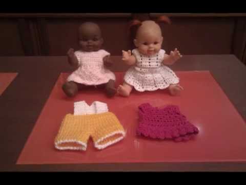 Crochet poppenkleertjes