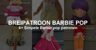 Download gratis Breipatroon Barbie pop