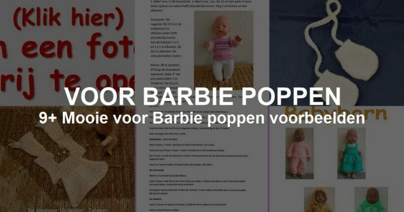 Download gratis Breipatroon voor Barbie poppen