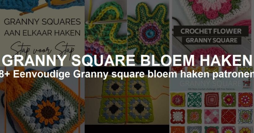 Download gratis Granny square bloem haken voor Beginners