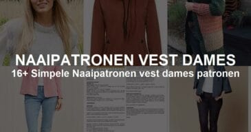 Download gratis Naaipatronen vest dames