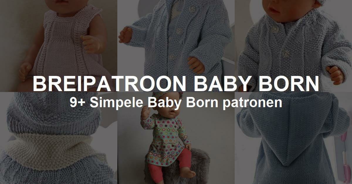 gracht januari Boekhouder Mooi Breipatroon Baby Born [Gratis download]