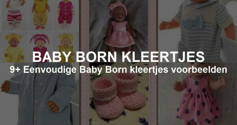 Gratis Breipatroon Baby Born kleertjes Downloaden