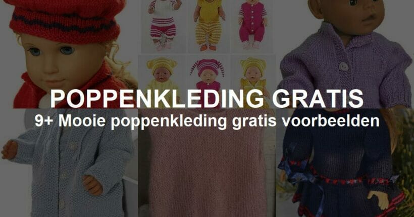 Gratis Breipatroon poppenkleding gratis Downloaden met Voorbeelden