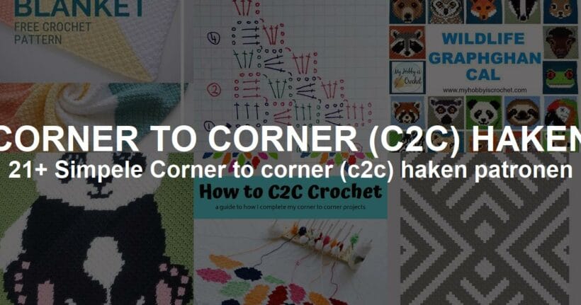 Gratis Corner to corner c2c haken Downloaden met Voorbeelden