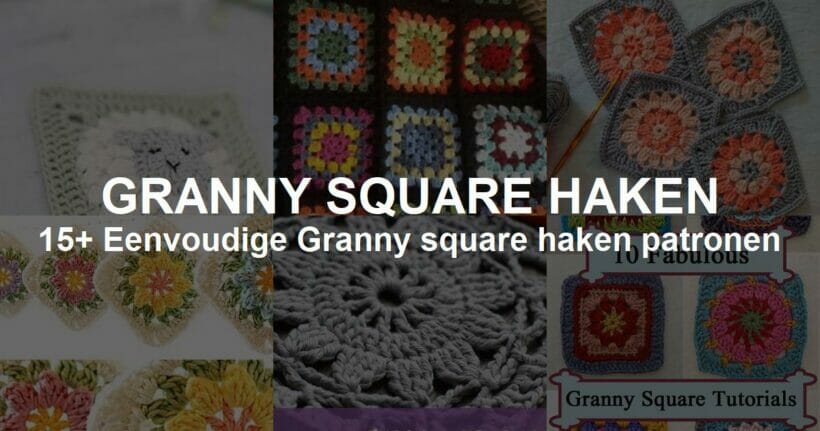 Gratis Granny square haakpatroon Downloaden met Voorbeelden