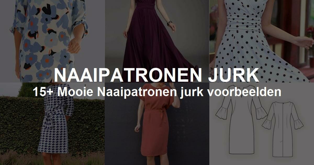 Merchandising klap Ronde Naaipatronen Jurk (12+ Gratis Patronen)