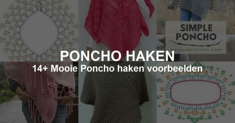 Gratis Poncho haakpatroon Downloaden met Voorbeelden